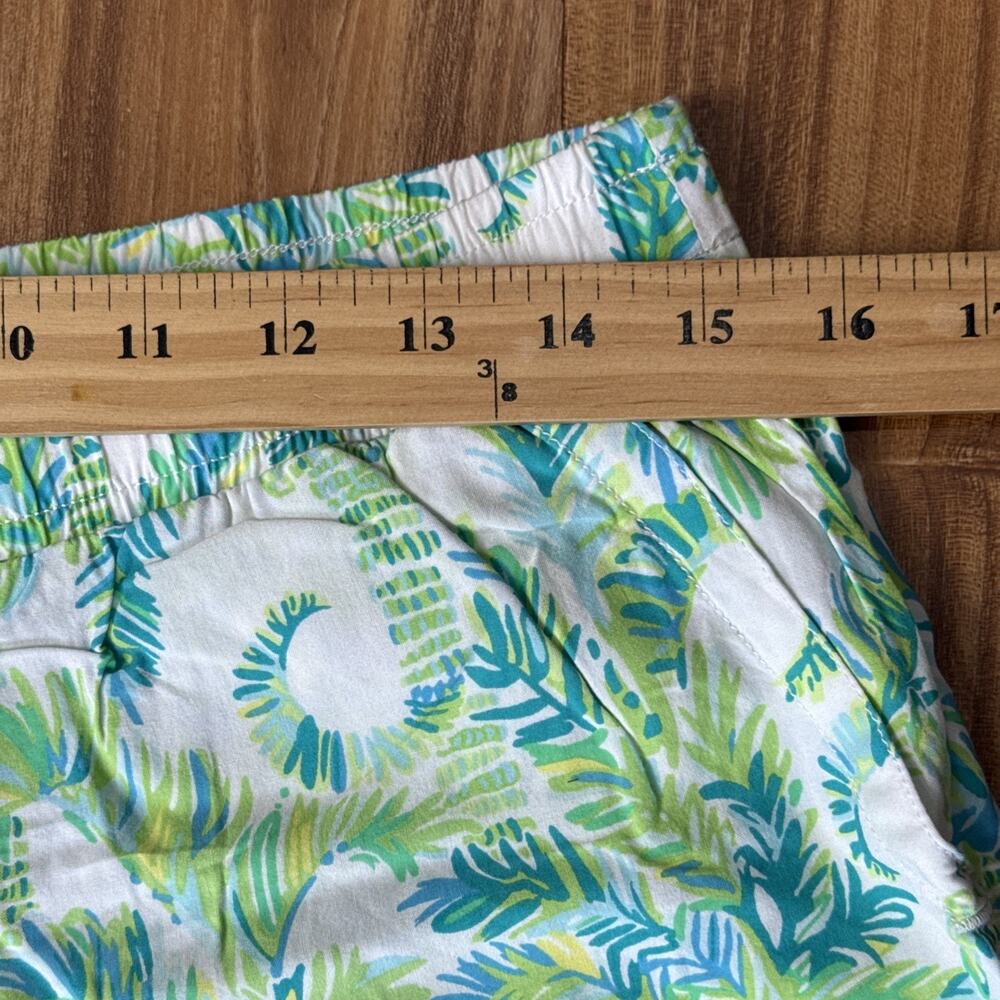 Lilly Pulitzer Katia Shorts Fresh Citrus Keep Palm Engineered Medium Lounge - Picture 4 of 5